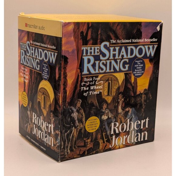 The Shadow Rising Robert Jordan Wheel Of Time Series Book 4 Audiobook Audio CD - Picture 1 of 5